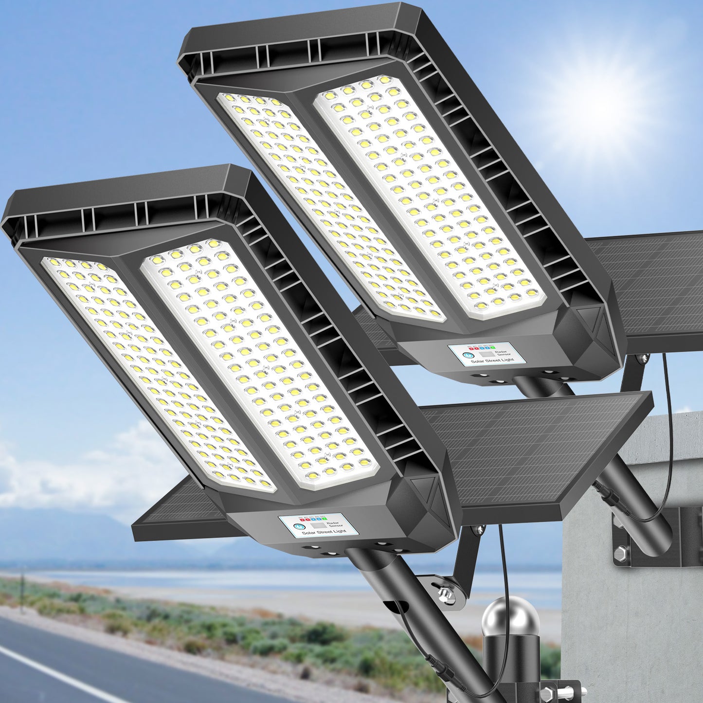 HYKENTE TW004C 160LED SMD 3030 Solar Street Lamp