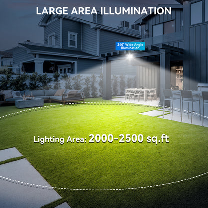 HYKENTE XC150 Solar Outdoor Waterproof Dimmable Flood Light with Remote Control