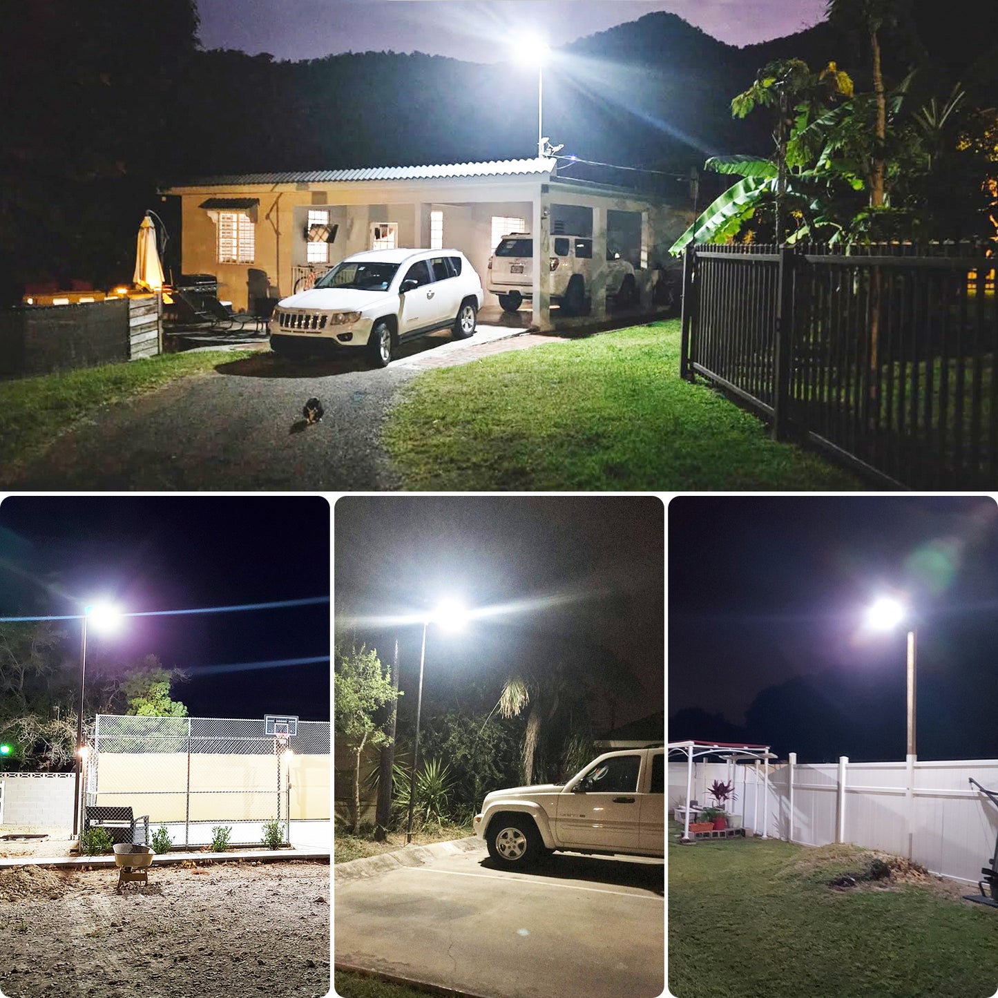 HYKENTE SZ400 144LED SMD 5054 Double Panel Solar Street Light