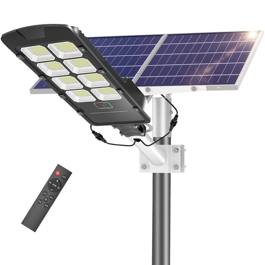 HYKENTE BD008 780LED 36000mAH SMD 2835 Aluminum Solar Street Lamp Black