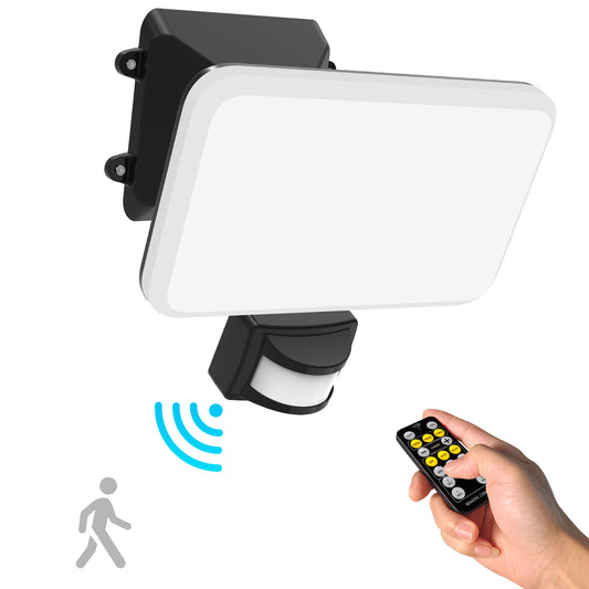 HYKENTE AC030 Remote Control Motion Sensor LED Flood Light