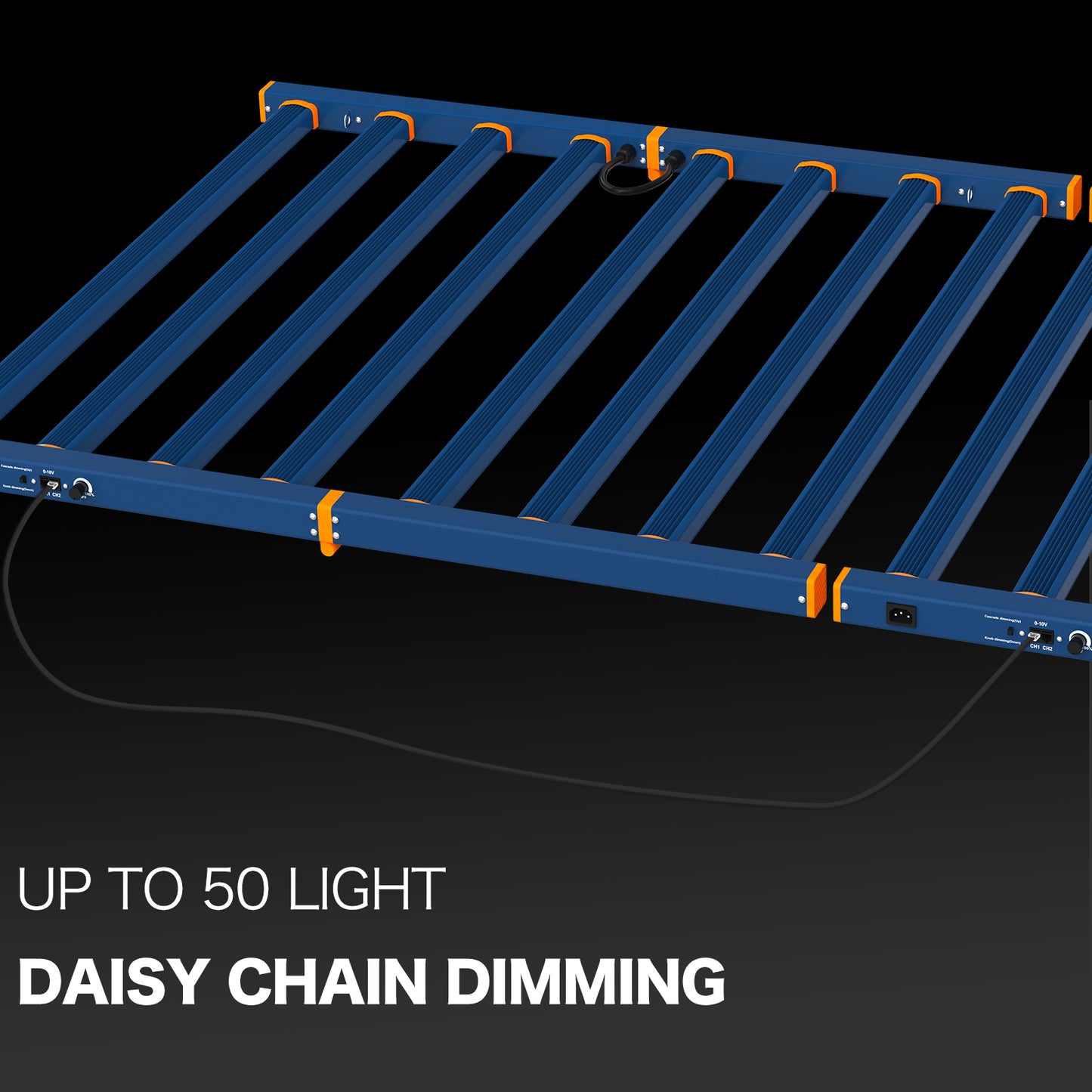 HYKENTE LC606 1000W 6x6FT 8 Bars 3160pcs LED Plant Grow Light