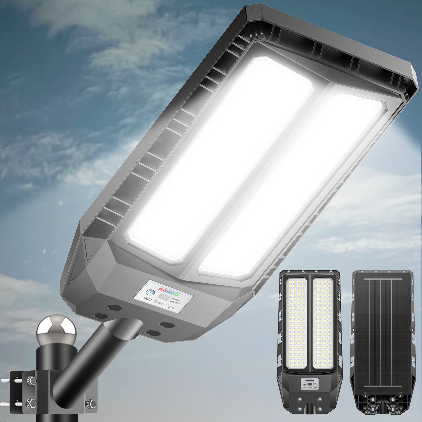 HYKENTE TW004 160LED SMD 3030 Solar Street Lamp