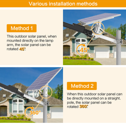 HYKENTE BD008 780LED 36000mAH SMD 2835 Aluminum Solar Street Lamp Black