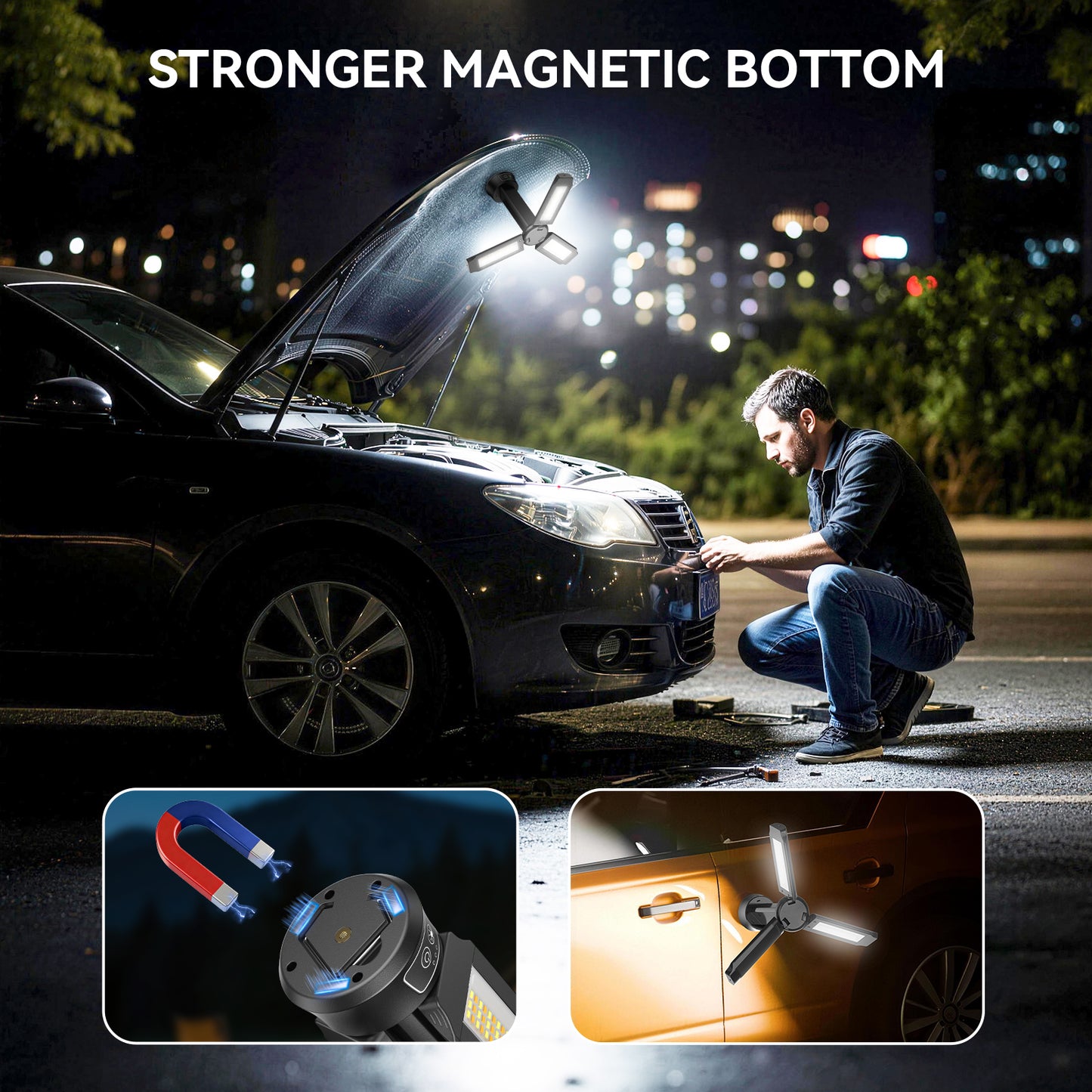 HYKENTE CY010 Remote Control  Rechargeable Camping Light with Tripod Stand