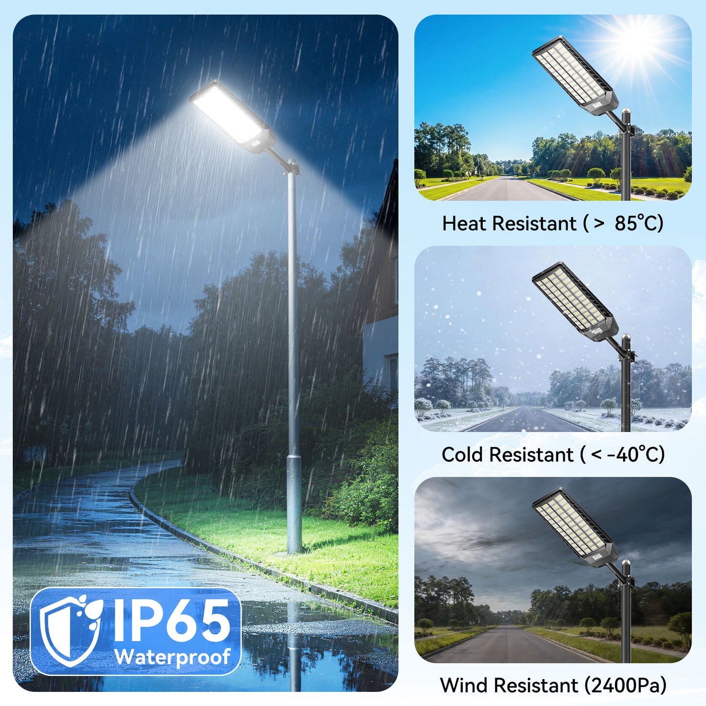 HYKENTE TW048 1680LED SMD 5730 Solar Street Light