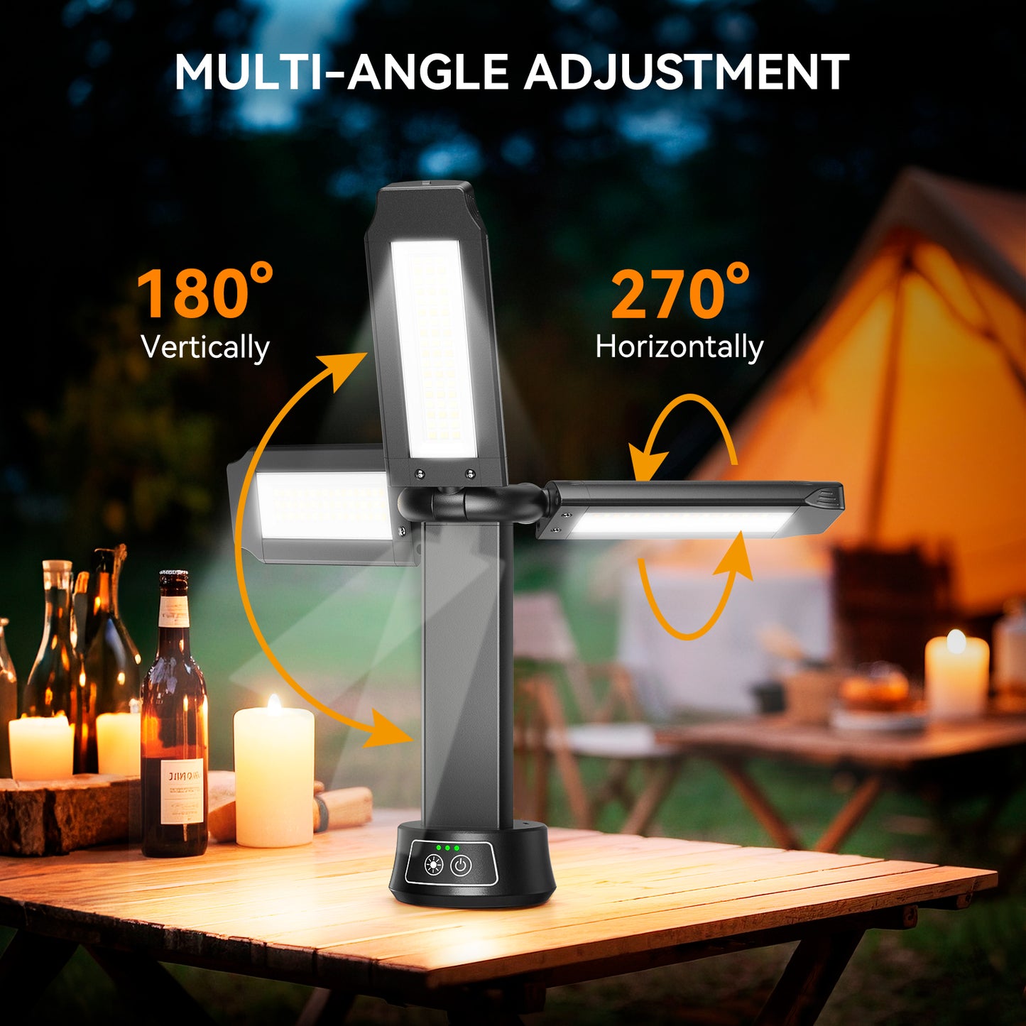 HYKENTE CY010 Remote Control  Rechargeable Camping Light with Tripod Stand