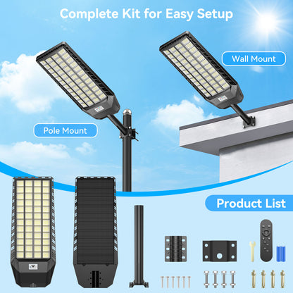 HYKENTE TW048 1680LED SMD 5730 Solar Street Light