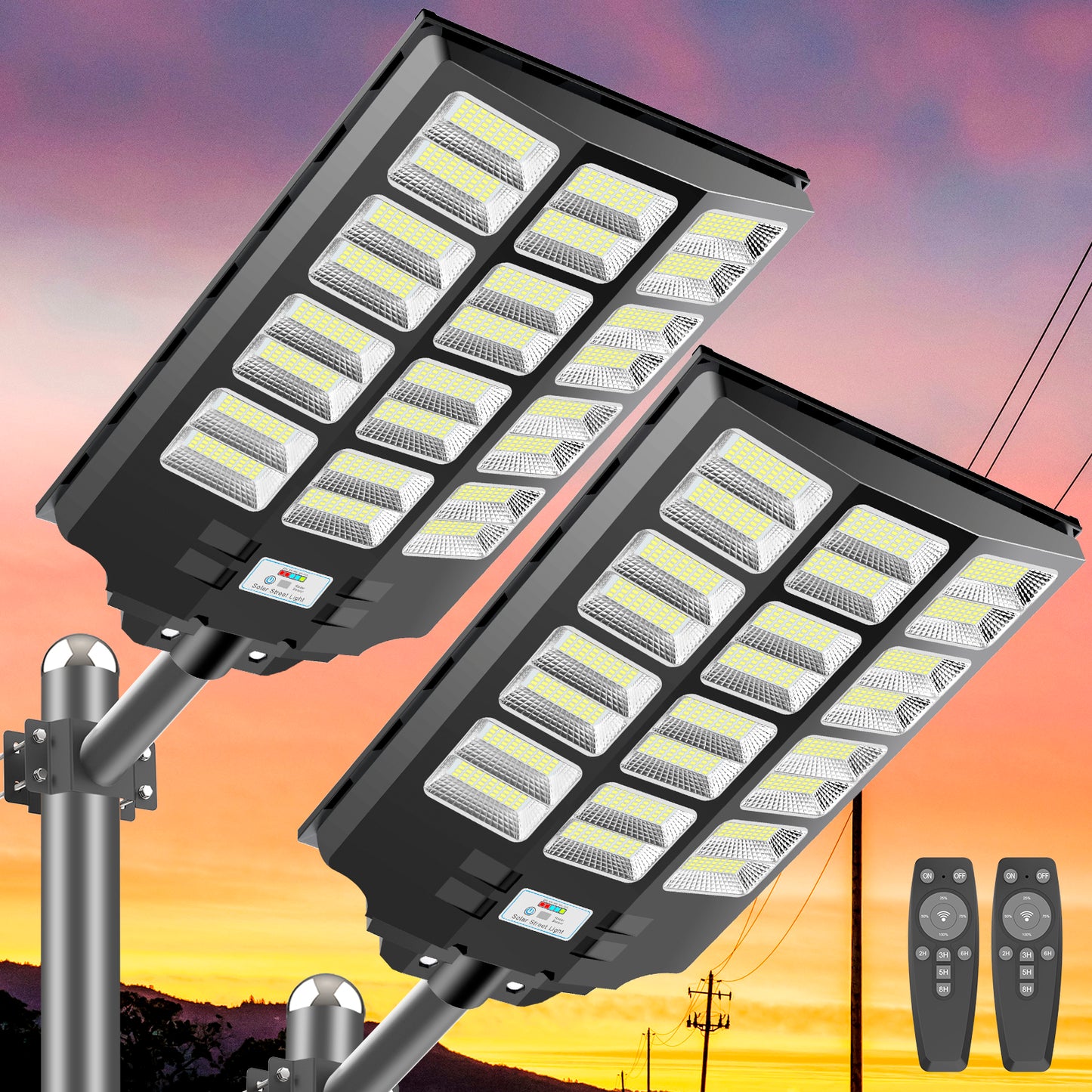 HYKENTE BM024C 1080LED SMD 5730 Solar Street Light