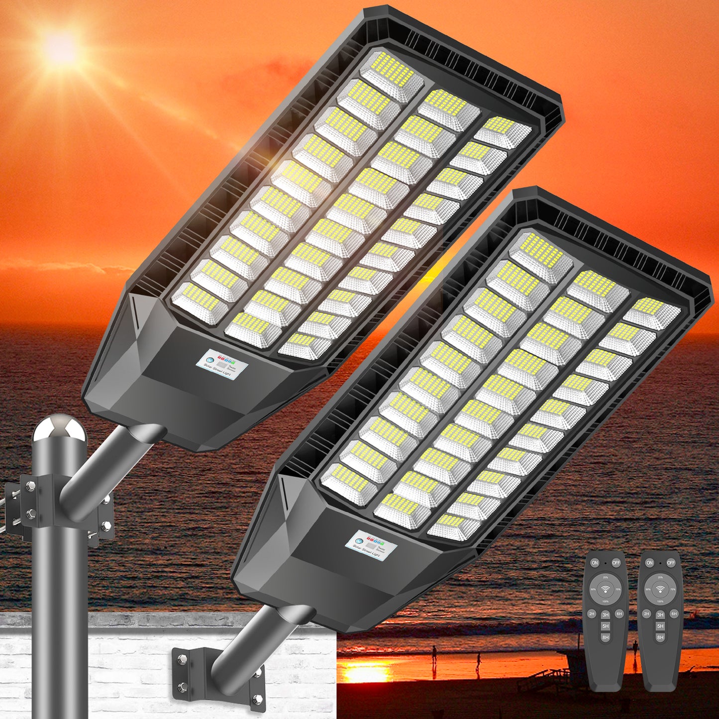 HYKENTE TW030 900LED SMD 5054 Solar Street Light