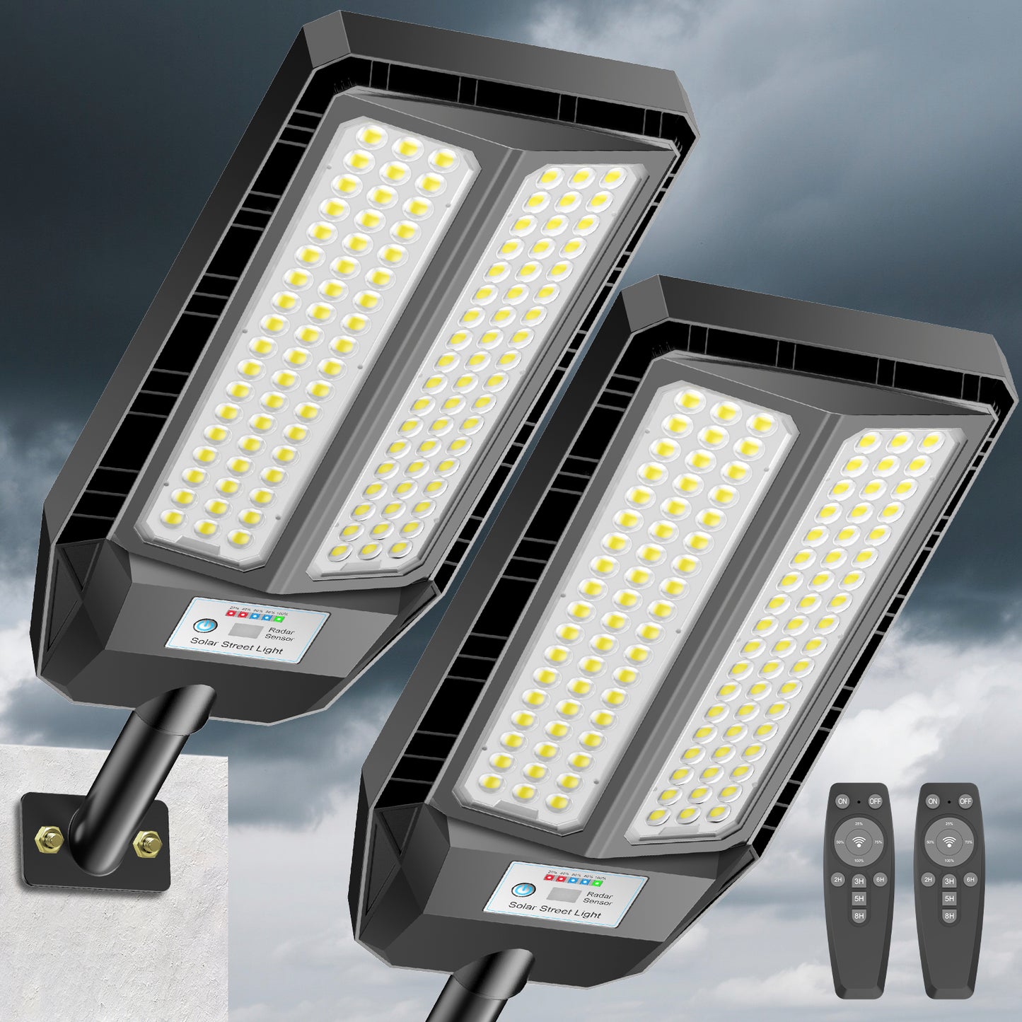 HYKENTE TW002 330LED SMD 5730 Solar Street Light