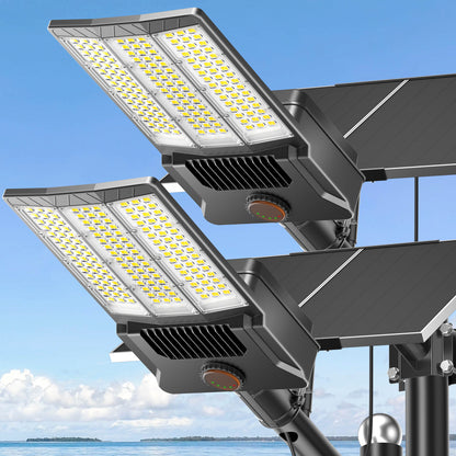 HYKENTE SZ400 144LED SMD 5054 Double Panel Solar Street Light