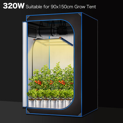 HYKENTE LC303 320W 3x3FT 4 Bars 1260pcs LED Plant Grow Light