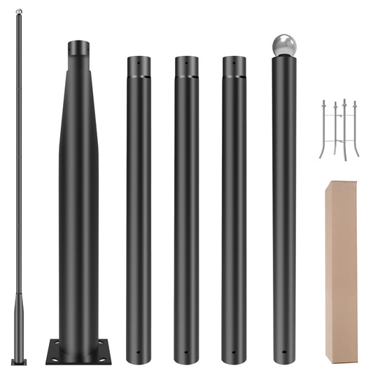 5M 16FT Q235 Galvanized Steel Light Pole