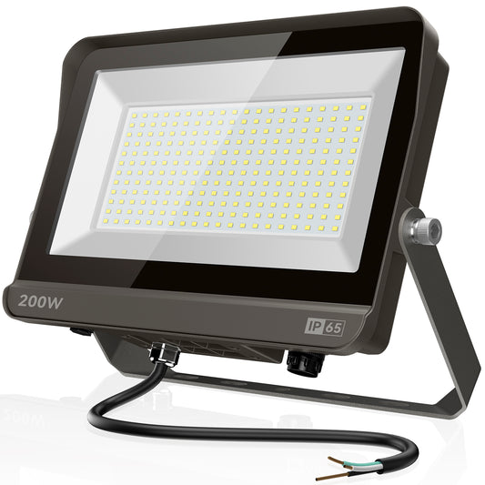 HYKENTE ZF810 200W Aluminum Housing AC Power LED Flood Light Yoke Mount