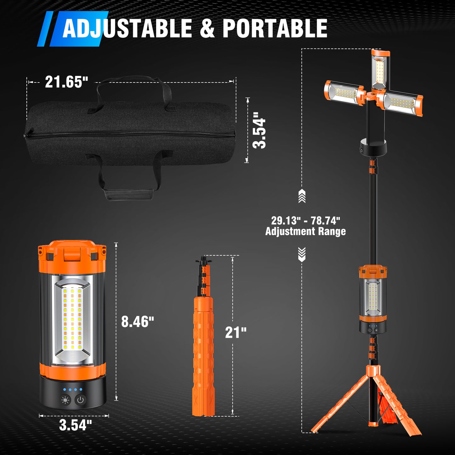 HYKENTE ZD003 Rechargeable LED Camping Light