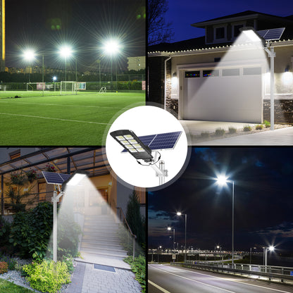 HYKENTE BD008 780LED 36000mAH SMD 2835 Aluminum Solar Street Lamp Black