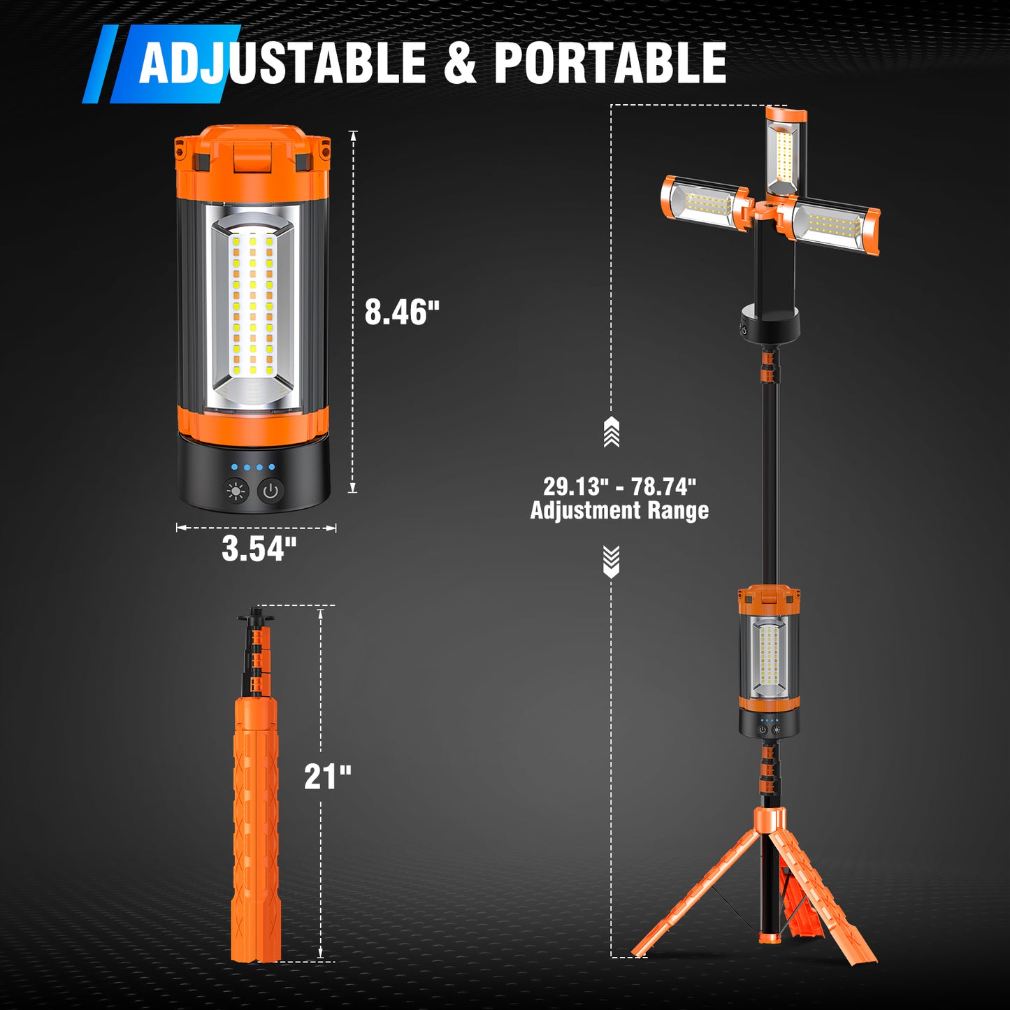 HYKENTE ZD003 Rechargeable LED Camping Light