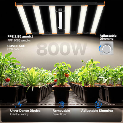 HYKENTE SPS03008 800W 1992PCS LED Electric Plant Grow Light