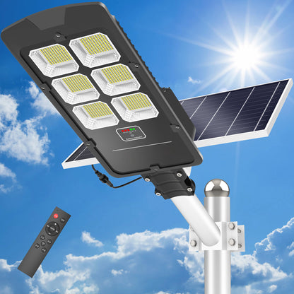 HYKENTE BD006 780LED SMD 2835 Aluminum Solar Street Lamp Black