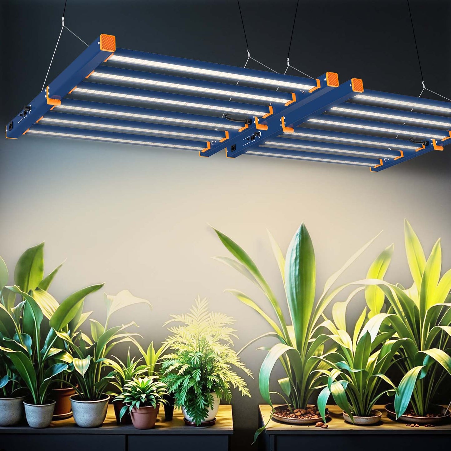 HYKENTE LC404 500W 4x4FT 6 Bars 1818pcs LED Plant Grow Light