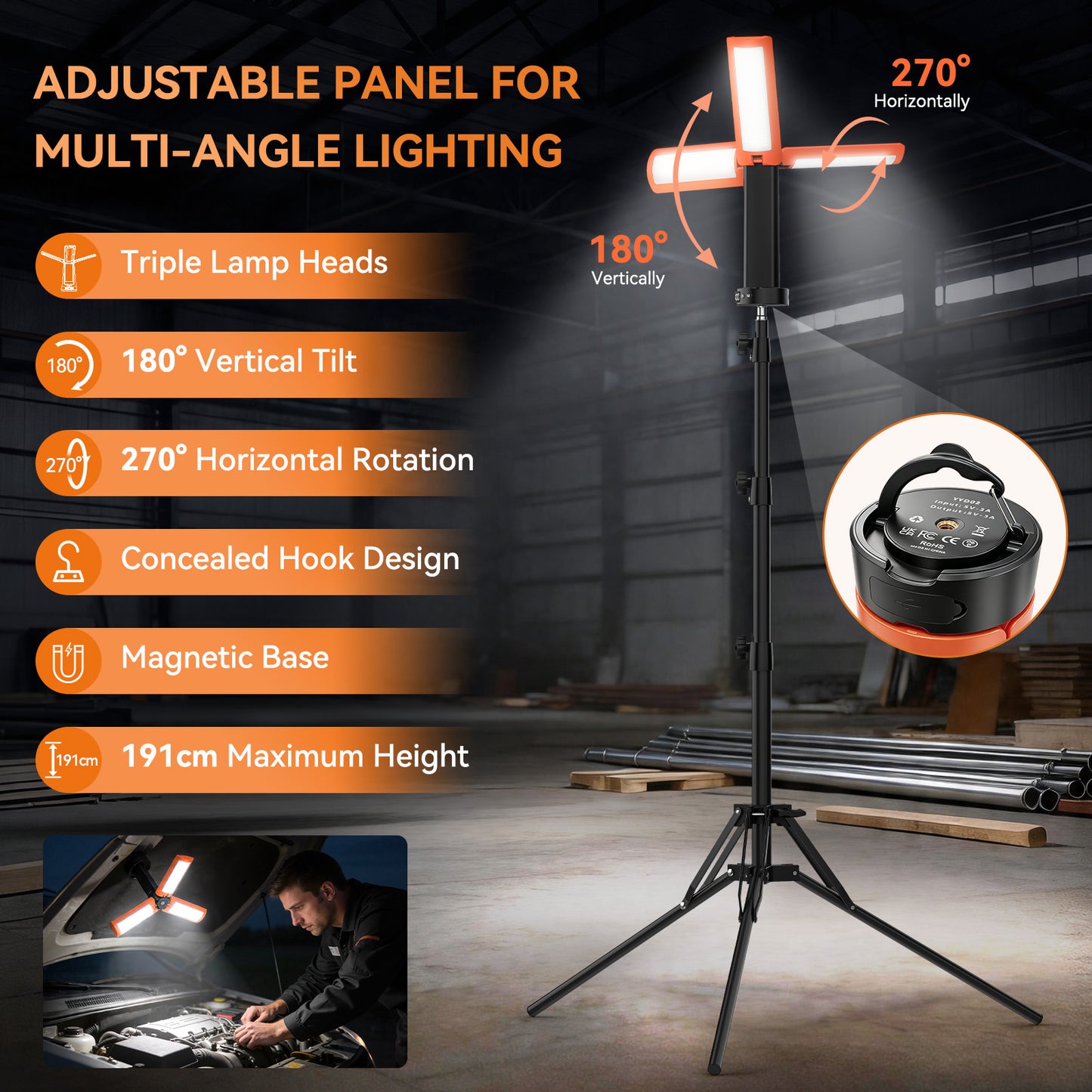 HYKENTE CY020 Rechargeable LED Camping Light