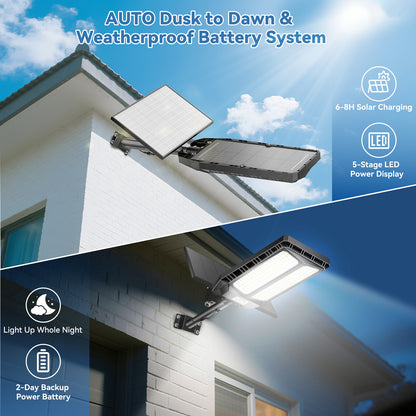 HYKENTE TW004C 160LED SMD 3030 Solar Street Lamp