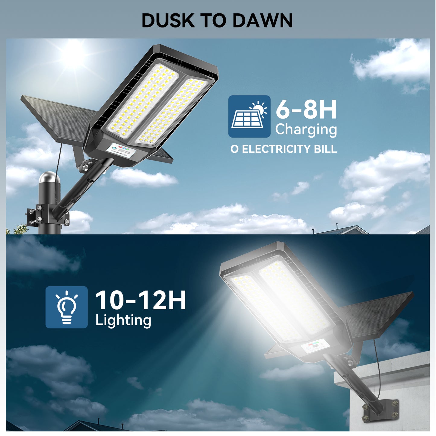 HYKENTE TW002C 108LED SMD 3030 Solar Street Light
