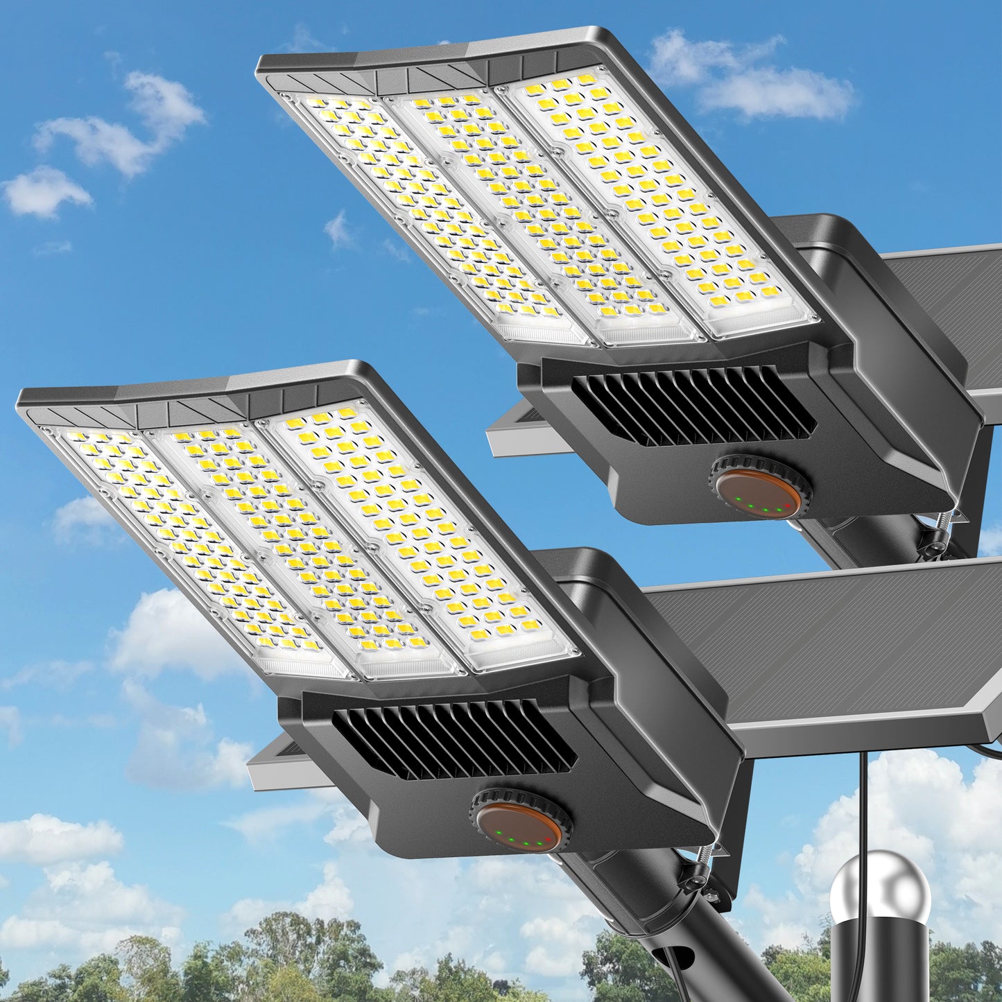 HYKENTE SZ300 144LED SMD 5054 Aluminum Solar Street Lamp